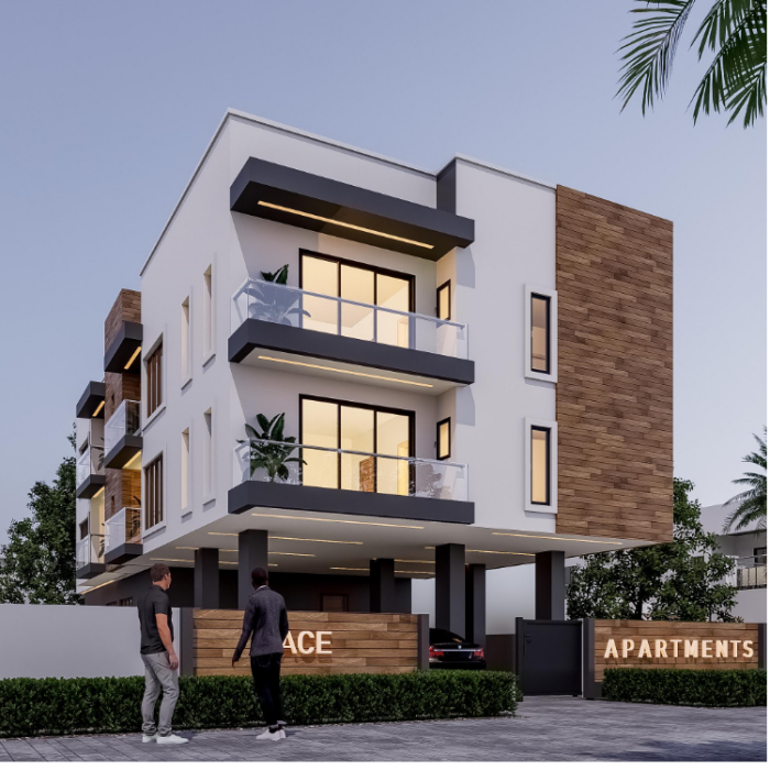 Construction of 5 units of 2 bedroom apartment, Ikate- Lekki.