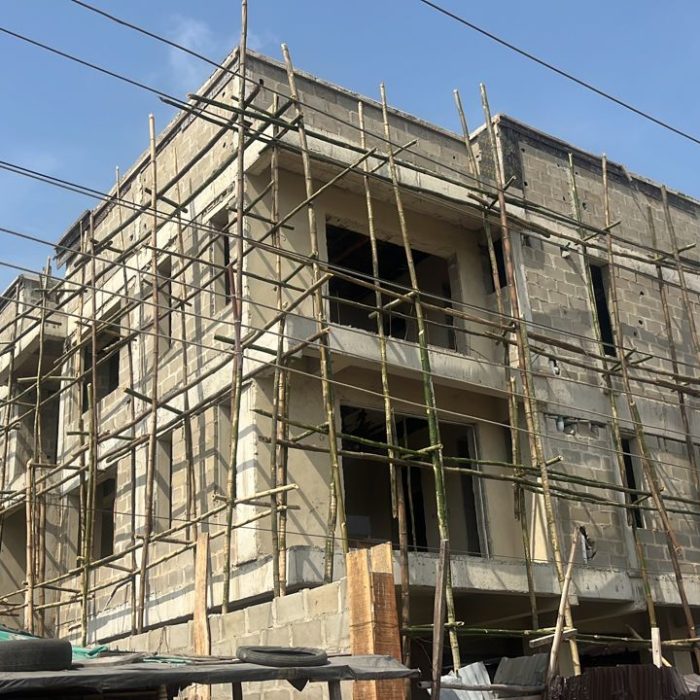 Construction of 5 units of 2 bedroom apartment, Ikate- Lekki.